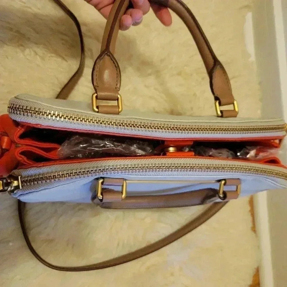 MARC by Marc Jacobs Goodbye Columbus Leather Satchel Crossbody Bag - Picture 9 of 11